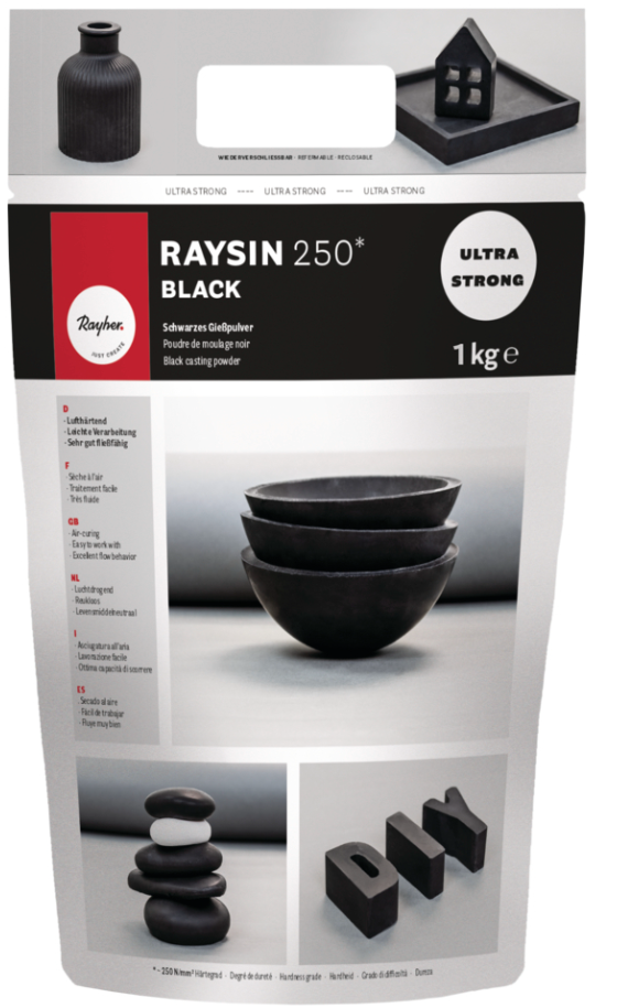 Gießpulver RAYSIN 250, schwarz 1kg